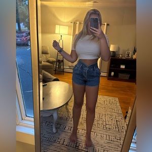 Women’s denim shorts from Hollister, size 3